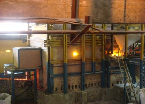 PLC Control Sodium Silicate Production Line With Chain Plate Energy Saving